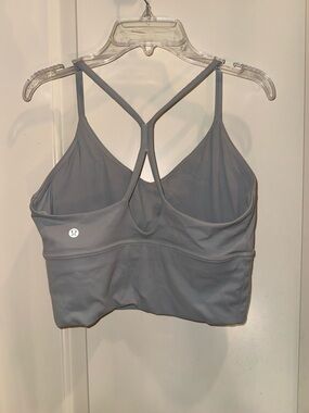 lululemon athletica icy green gray Strappy Sports Bra Tank